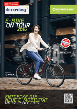 E-BIKE ON TOUR