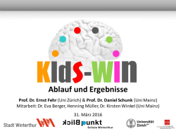 Die KIDS-WIN-Studie…