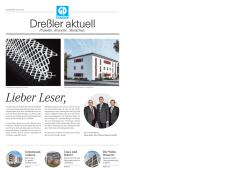 Dre&szlig;ler aktuell - BAU - Die Mannheimer Eastsite