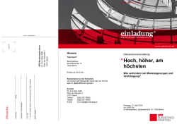 Hoch, h&ouml;her, am h&ouml;chsten