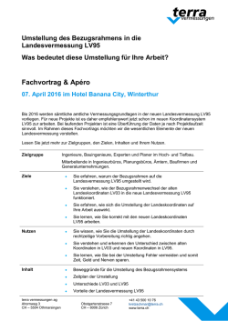 Information & Anmeldung - terra vermessungen ag