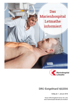 DRG Entgelttarife Letmathe