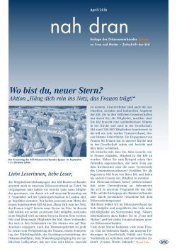 nah dran - kfd Diözesanverbandes Speyer