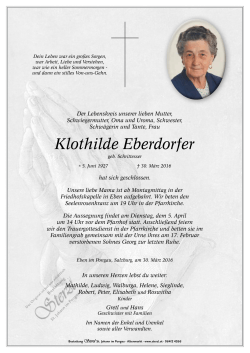 Klothilde Eberdorfer