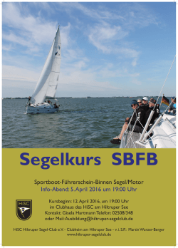Sportboot-Führerschein-Binnen Segel/Motor Info