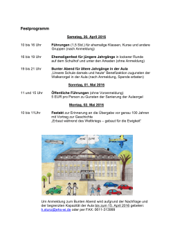 Festprogramm - Elly-Heuss