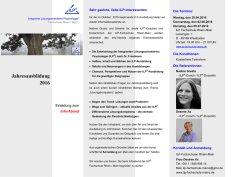 Jahresausbildung 2016 - ILP&reg;