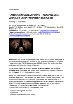 HAUDEGEN Open Air 2016
