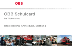ÖBB Schulcard im Ticketshop