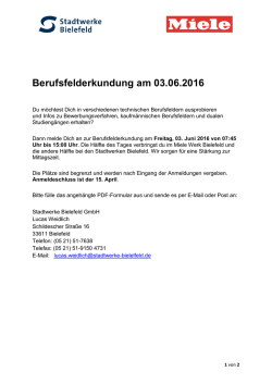 Infos und Anmeldung