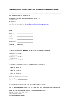 Anmeldeformular PDF - Verbund Bremer Kindergruppen