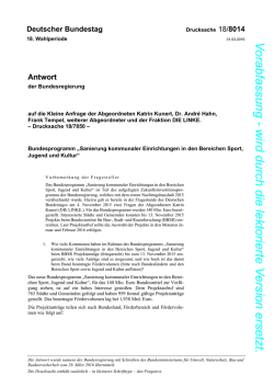 Drucksache 18/8014 - DIP
