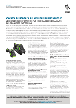 DS3608-ER/DS3678-ER Extrem robuster Scanner