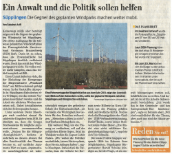 Ein Anwalt und die Politik sollen helfen