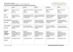 MittagsmenusEntdecken Sie unsere täglich wechslenden attraktiven