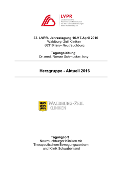 Programm LVPR Jahrestagung, PDF-Version