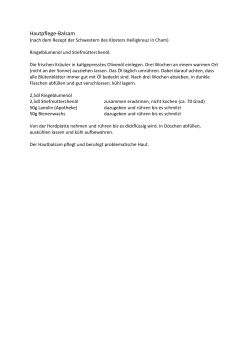 Hautpflege-Balsam
