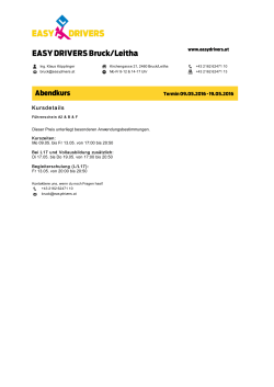 EASY DRIVERS Bruck/Leitha