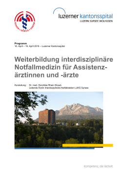 Programm - SGC-SSC