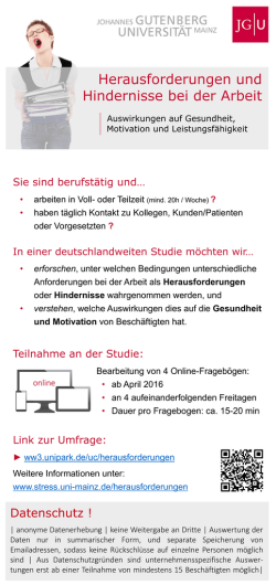 Herausforderungen und Hindernisse bei der Arbeit