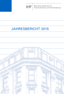 jahresbericht 2015 - IHF