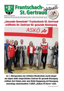 St. Gertraud - Bürgermeister Zeitung