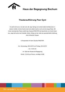 Haus der Begegnung Bochum