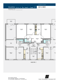 Grundriss - Suter Immobilien Treuhand AG
