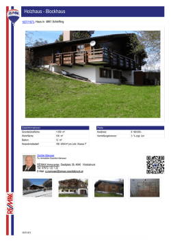 Holzhaus - Blockhaus, Haus in Sch&ouml;rfling