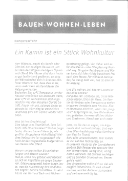 Aktuelle Info zum Thema Bauen-Wohnen