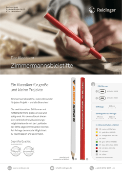 Ein Klassiker f&uuml;r gro&szlig;e und kleine Projekte
