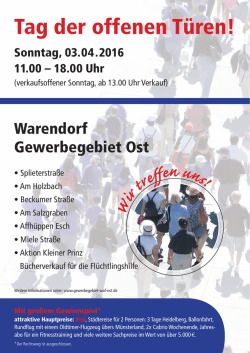 Tag der offenen Türen! - Interressengemeinschaft Gewerbegebiet