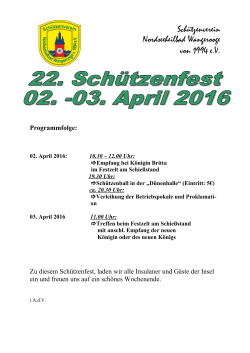 02.+03.04.16 Schützenfest - wangerooge
