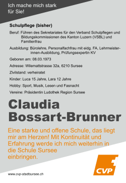 Claudia Bossart-Brunner