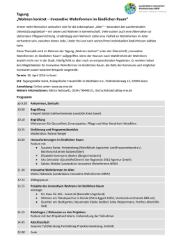 Programm Soest - Altengerechte Quartiere.NRW