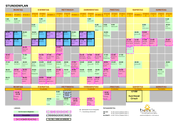 Stundenplan PDF