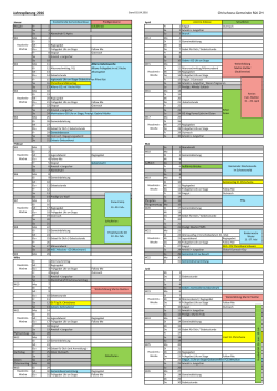 Jahresplan 2016 - Chrischona