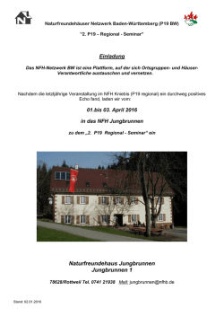 Einladung / Ablauf - NaturFreunde Baden