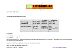 Gruppe I und II