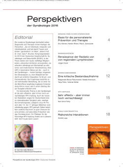 Perspektiven - Deutsches Ärzteblatt