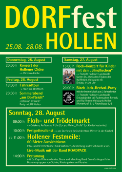 DORFfest Hollen 2016