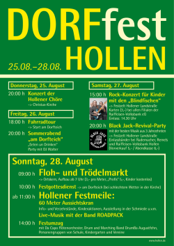 DORFfest Hollen 2016
