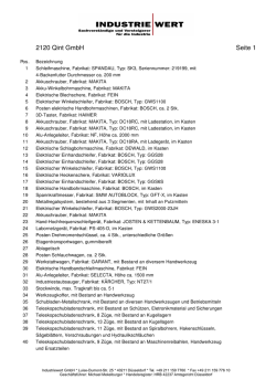 Positionsliste (Download)