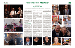 Klosterser Zeitung - Tastentage Klosters