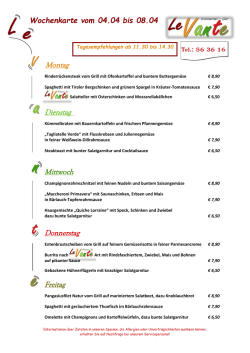 zur Wochenkarte