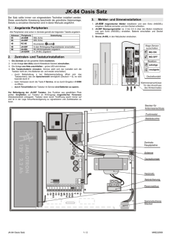 JK-84 Oasis Satz