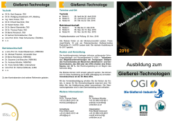 Folderdownload als PDF - Österreichisches Giesserei