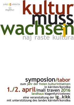 kultur muss wachse(i)n