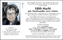 Edith Macht