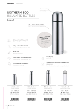 isotherm eco insulated bottles